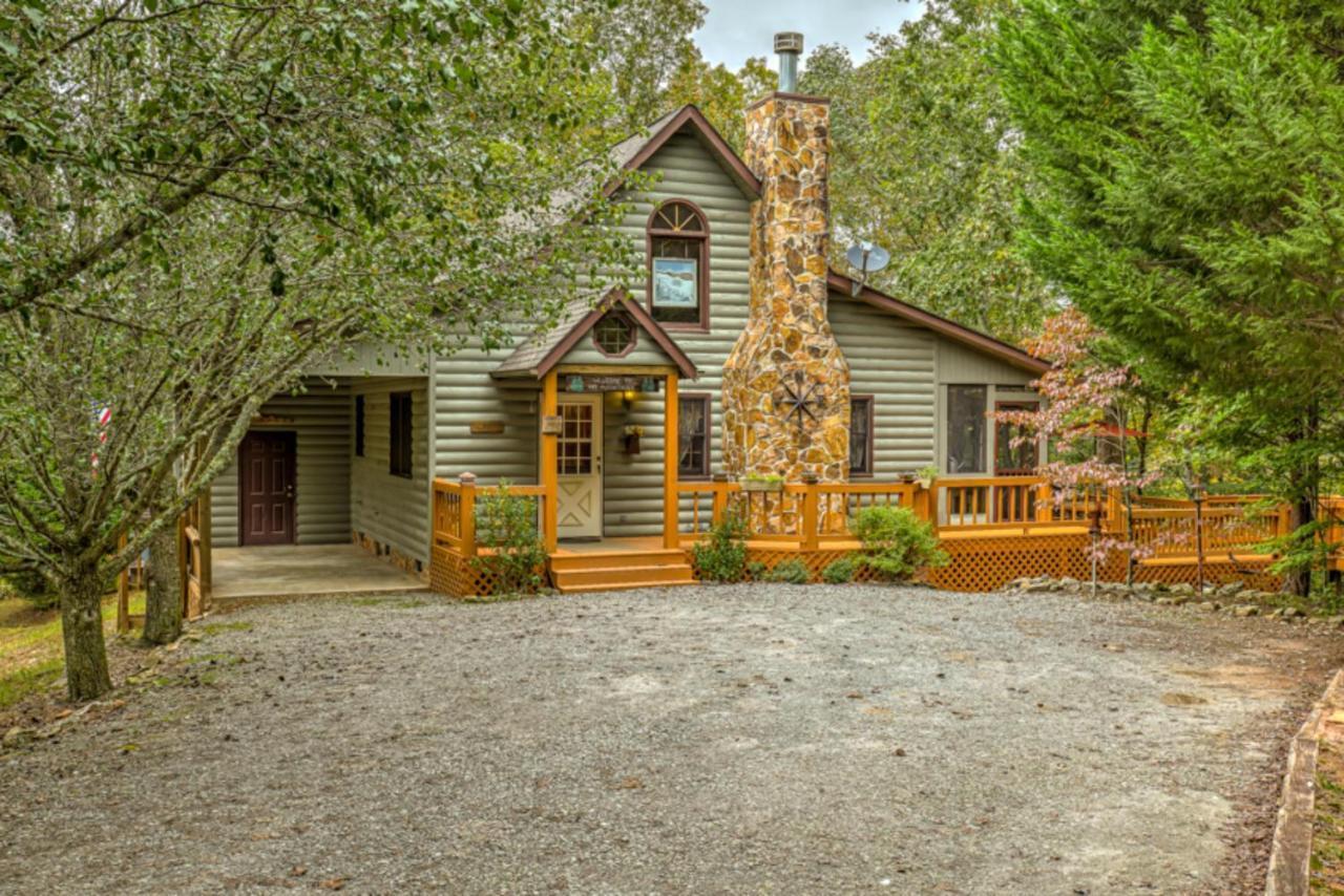 The Snuggle Inn Cabin & Treehouse By Escape To Blue Ridge Morganton Exterior photo