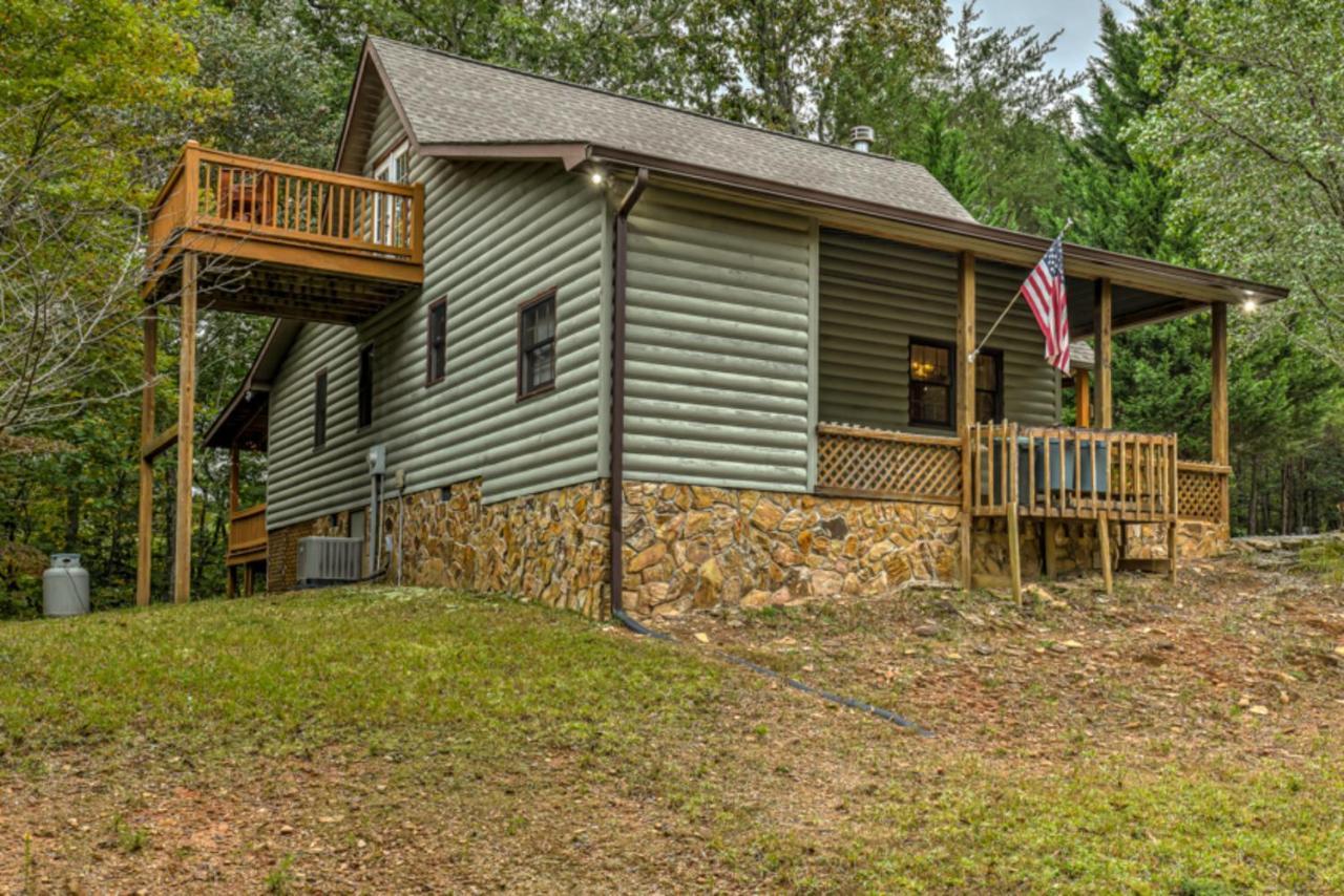 The Snuggle Inn Cabin & Treehouse By Escape To Blue Ridge Morganton Exterior photo